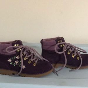 Uggs, little girl size 13 lamb fur lined boots